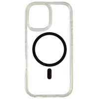 Накладка MagCore Clear with color Magnetic для iPhone 17- прозорий з чорним