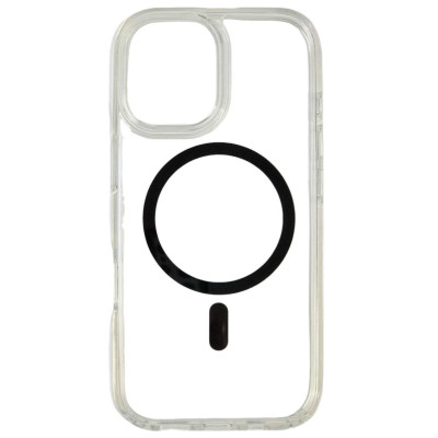 Накладка MagCore Clear with color Magnetic для iPhone 17- прозорий з чорним Накладка MagCore Clear with color Magnetic для iPhone 17- прозорий з чорним