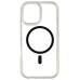 Накладка MagCore Clear with color Magnetic для iPhone 17- прозорий з чорним