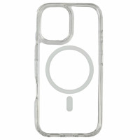 Накладка MagCore Clear with color Magnetic для iPhone 17- прозорий з білим Накладка MagCore Clear with color Magnetic для iPhone 17- прозорий з білим