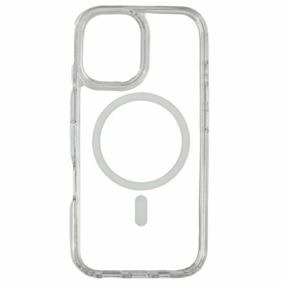 Накладка MagCore Clear with color Magnetic для iPhone 17- прозорий з білим Накладка MagCore Clear with color Magnetic для iPhone 17- прозорий з білим