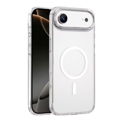 Накладка MagCore Clear with color Magnetic для iPhone 17 Air- прозорий з білим Накладка MagCore Clear with color Magnetic для iPhone 17 Air- прозорий з білим