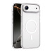Накладка MagCore Clear with color Magnetic для iPhone 17 Air- прозорий з білим