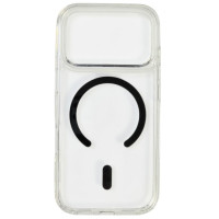 Накладка MagCore Clear with color Magnetic для iPhone 17 Pro Max / 18 Pro Max- прозорий з чорним