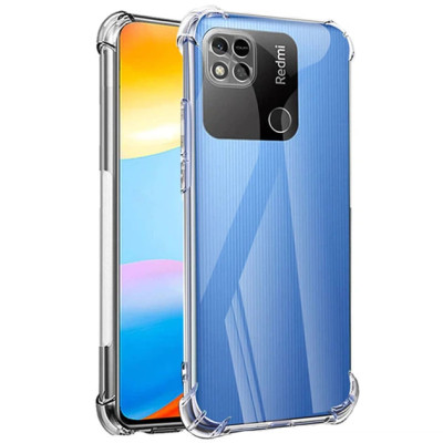 Накладка GETMAN посилені кути для Xiaomi Redmi 10C- прозорий Накладка GETMAN посилені кути для Xiaomi Redmi 10C- прозорий