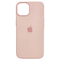 Накладка (з мікрофіброю) Silk Full Camera для iPhone 12- рожевий пісок