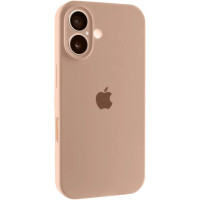 Накладка (з мікрофіброю) Silk Full Camera для iPhone 16 Plus- золото пустелі