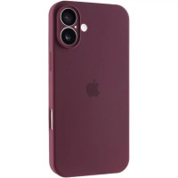 Накладка (з мікрофіброю) Silk Full Camera для iPhone 17- сливовий