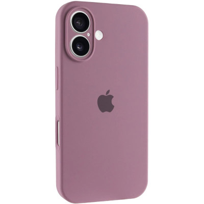Накладка (з мікрофіброю) Silk Full Camera для iPhone 17- ліловий