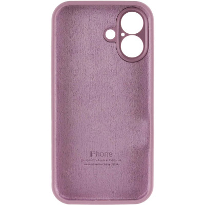 Накладка (з мікрофіброю) Silk Full Camera для iPhone 17- ліловий