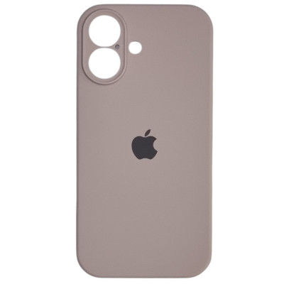 Накладка (з мікрофіброю) Silk Full Camera для iPhone 17- пастельно-рожевий