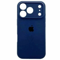 Накладка (з мікрофіброю) Silk Full Camera для iPhone 17 Pro- синій
