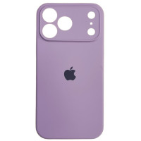 Накладка (з мікрофіброю) Silk Full Camera для iPhone 17 Pro Max- ліловий