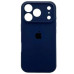 Накладка (з мікрофіброю) Silk Full Camera для iPhone 17 Pro Max- темно-синій