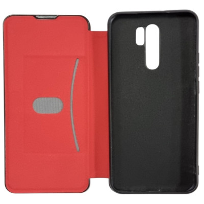 Чохол-книжка Belora шкіряний для Xiaomi Redmi 9- червоний