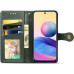 Чохол-книжка GETMAN Gallant шкіряний для Xiaomi Redmi 15C (UA/Europe 173mm)- зелений