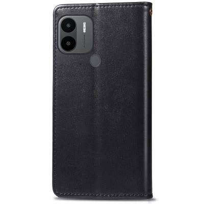 Чохол-книжка GETMAN Gallant шкіряний для Xiaomi Redmi A1 Plus / Poco C50 / Redmi A2 Plus- чорний Чохол-книжка GETMAN Gallant шкіряний для Xiaomi Redmi A1 Plus / Poco C50 / Redmi A2 Plus- чорний