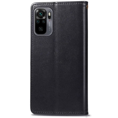 Чохол-книжка GETMAN Gallant шкіряний для Xiaomi Redmi Note 10 Pro / Note 10 Pro Max- чорний Чохол-книжка GETMAN Gallant шкіряний для Xiaomi Redmi Note 10 Pro / Note 10 Pro Max- чорний