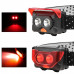 Ліхтарик налобний 2029-2XPE (RED), 3хААА