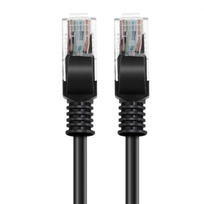 LAN кабель для інтернету CAT5 cheap (1м)- чорний LAN кабель для інтернету CAT5 cheap (1м)- чорний