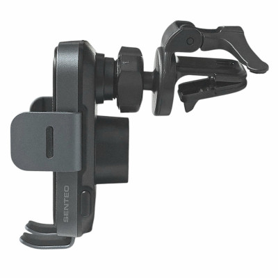 Holder (автотримач) Senteo SH-01 Drift 1 15W з бездротовою зарядкою (кріплення у решітку)- чорний