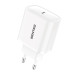 Мережевий зарядний пристрій Senteo T-03 (USB-C PD30W) version2 (CE сертифікат)- білий