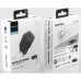 Мережевий зарядний пристрій Senteo Z-10 (USB-C+USB-A PD30W/GaN/QC3.0 18W) (CE сертифікат)- чорний