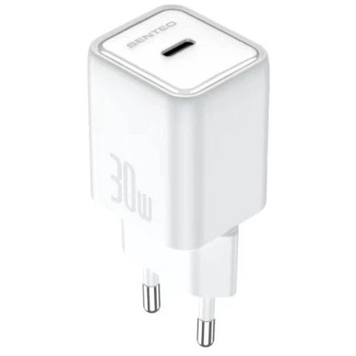 Мережевий зарядний пристрій Senteo Z-16 (USB-C PD30W) (CE сертифікат)- білий
