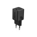 Мережевий зарядний пристрій Senteo Z-18 (USB-C 3A PD45W) Gan Mini (CE сертифікат)- чорний