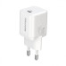 Мережевий зарядний пристрій Senteo Z-18 (USB-C 3A PD45W) Gan Mini (CE сертифікат)- білий