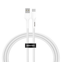 USB кабель Senteo SL-03 Silica Gel 3A Type-C 1м- білий USB кабель Senteo SL-03 Silica Gel 3A Type-C 1м- білий
