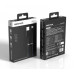 USB кабель Senteo SL-04 Embossed Silicone 3A Type-C 1м- чорний