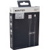 USB кабель Senteo SL-05 Foamed Silicone 2.4A Lightning 1м- чорний