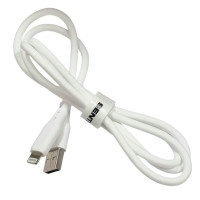 USB кабель Senteo SL-05 Foamed Silicone 2.4A Lightning 1м- білий