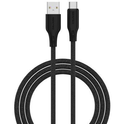 USB кабель Senteo SL-05 Foamed Silicone 3A Type-C 1м (With CarPlay)- чорний