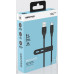 USB кабель Senteo SL-07 Skin Silicone 3A Type-C 1.2м- чорний