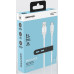 USB кабель Senteo SL-07 Skin Silicone 3A Type-C 1.2м- білий
