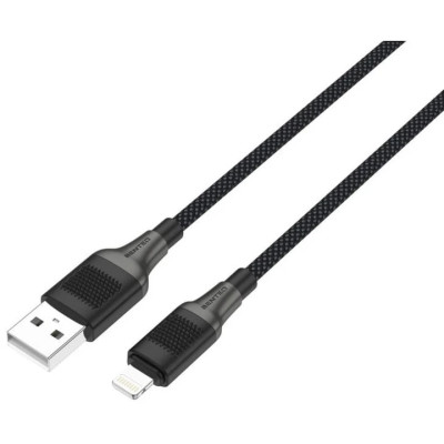 USB кабель Senteo SM-04 Eplosid series 2.4A Lightning 1м- чорний