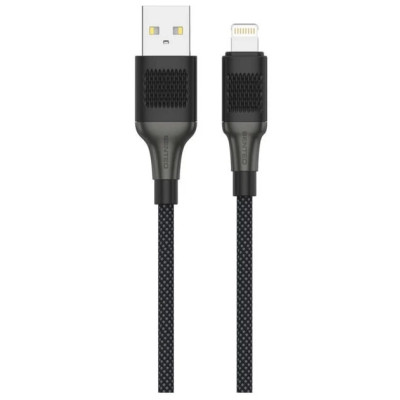 USB кабель Senteo SM-04 Eplosid series 2.4A Lightning 1м- чорний