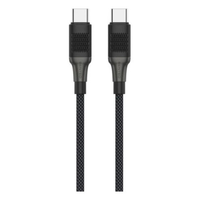 USB-C кабель Senteo SM-04 Eplosid series 60W Type-C to Type-C 1м- чорний