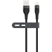 USB кабель Senteo SM-05 Onyx series 2.4A Lightning 1м- чорний