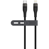 USB-C кабель Senteo SM-05 Onyx series 30W Type-C to Lightning 1м- чорний USB-C кабель Senteo SM-05 Onyx series 30W Type-C to Lightning 1м- чорний