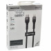 USB-C кабель Senteo ST-01 Montes Series 30W Type-C to Lightning 1.2м- чорний