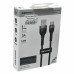 USB кабель Senteo ST-01 Montes Series 3A Type-C 1.2м- чорний