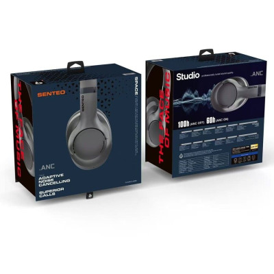 Bluetooth навушники накладні Senteo SPACE studio HSF-02- чорний