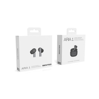 Bluetooth навушники Senteo TWS Aria1- чорний
