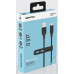 USB кабель Senteo SL-07 Skin Silicone 2.4A Lightning 1.2м- чорний