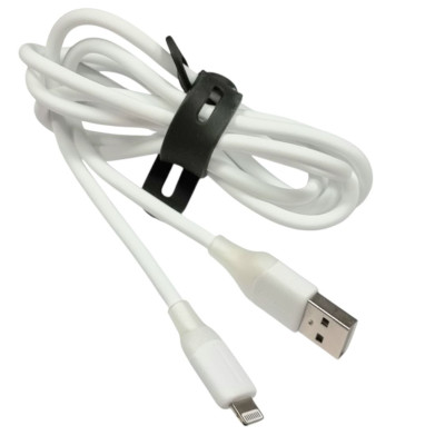 USB кабель Senteo SL-07 Skin Silicone 2.4A Lightning 1.2м- білий