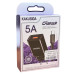 Мережевий зарядний пристрій Kakusiga KSC-1644 (1USB/5A) + USB кабель Type-C- чорний