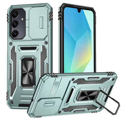 Протиударний чохол Camshield Army Ring для Samsung A36 5G / A37 5G / A56 5G- світло-зелений Протиударний чохол Camshield Army Ring для Samsung A36 5G / A37 5G / A56 5G- світло-зелений
